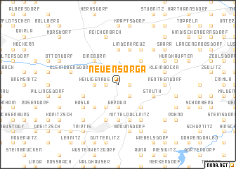 map of Neuensorga