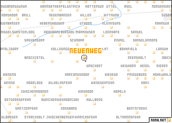 map of Neuenweg