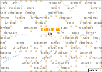 map of Neuenweg