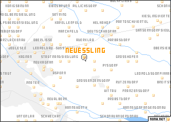 map of Neueßling