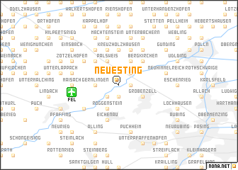 map of Neuesting