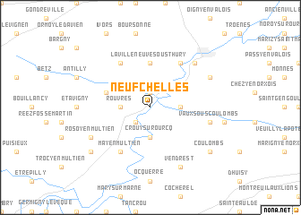 map of Neufchelles