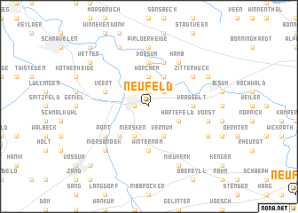 map of Neufeld