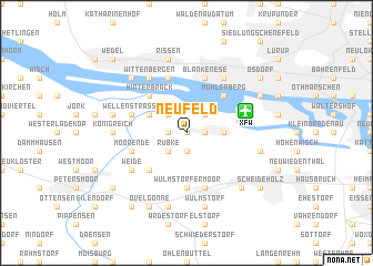 map of Neufeld