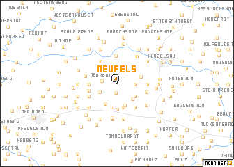 map of Neufels