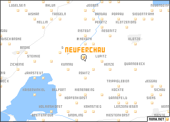 map of Neuferchau