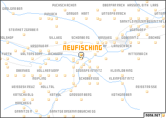map of Neufisching