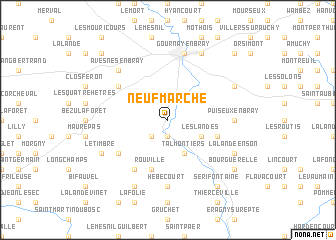 map of Neufmarché