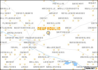 map of Neufmoulin