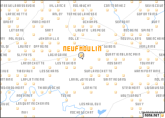map of Neufmoulin