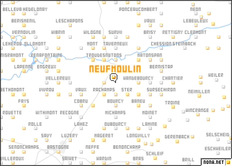 map of Neufmoulin