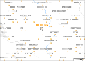 map of Neufra