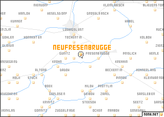 map of Neu Fresenbrügge