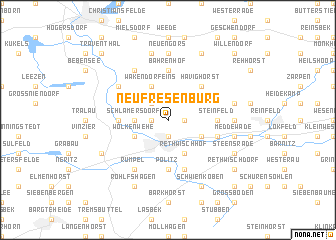 map of Neu Fresenburg