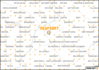 map of Neuf Sart