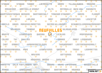 map of Neufvilles