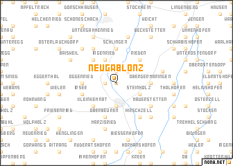 map of Neugablonz