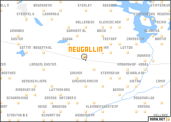 map of Neugallin