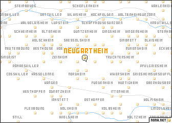 map of Neugartheim