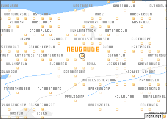 map of Neugaude