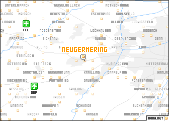 map of Neugermering