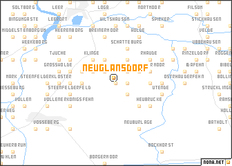 map of Neu Glansdorf