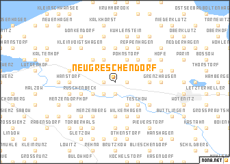map of Neu Greschendorf