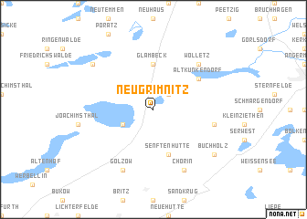 map of Neugrimnitz