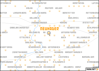 map of Neuhäder