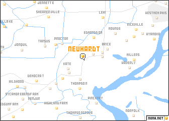 map of Neuhardt