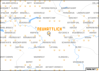 map of Neu Hattlich