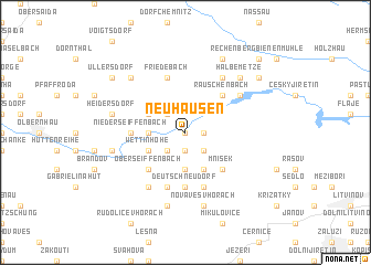 map of Neuhausen