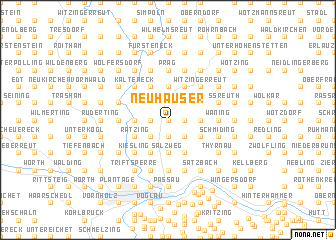 map of Neuhäuser