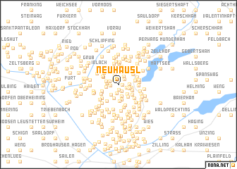 map of Neuhäusl