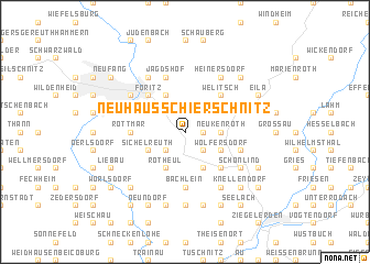 map of Neuhaus-Schierschnitz