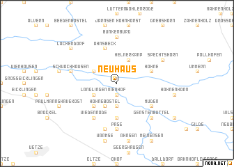 map of Neuhaus