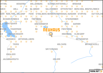 map of Neuhaus
