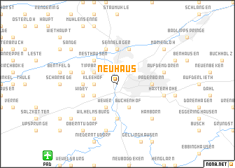 map of Neuhaus