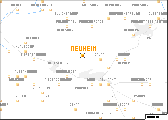 map of Neuheim