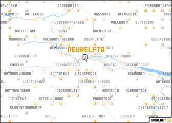 map of Neu Helfta