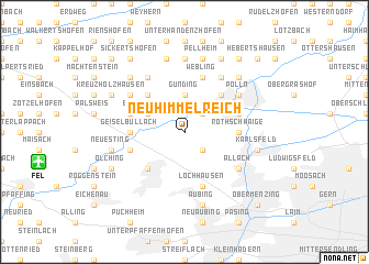 map of Neuhimmelreich