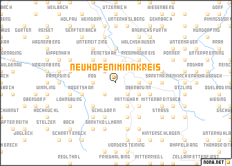 map of Neuhofen im Innkreis