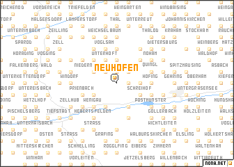 map of Neuhofen