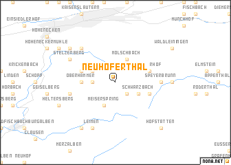 map of Neuhöferthal