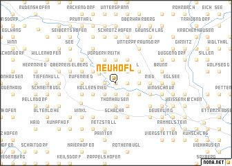 map of Neuhöfl