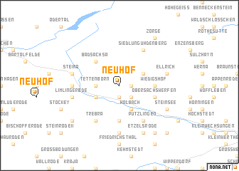 map of Neuhof