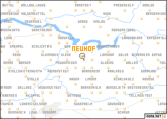 map of Neuhof