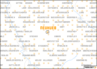 map of Neuhueb