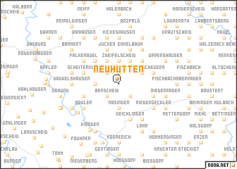 map of Neuhütten