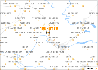 map of Neuhütte